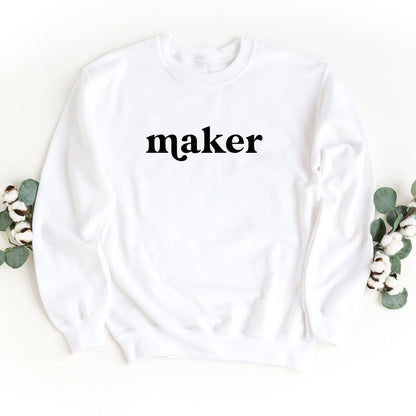 Maker crewneck sweatshirt, product photo 4