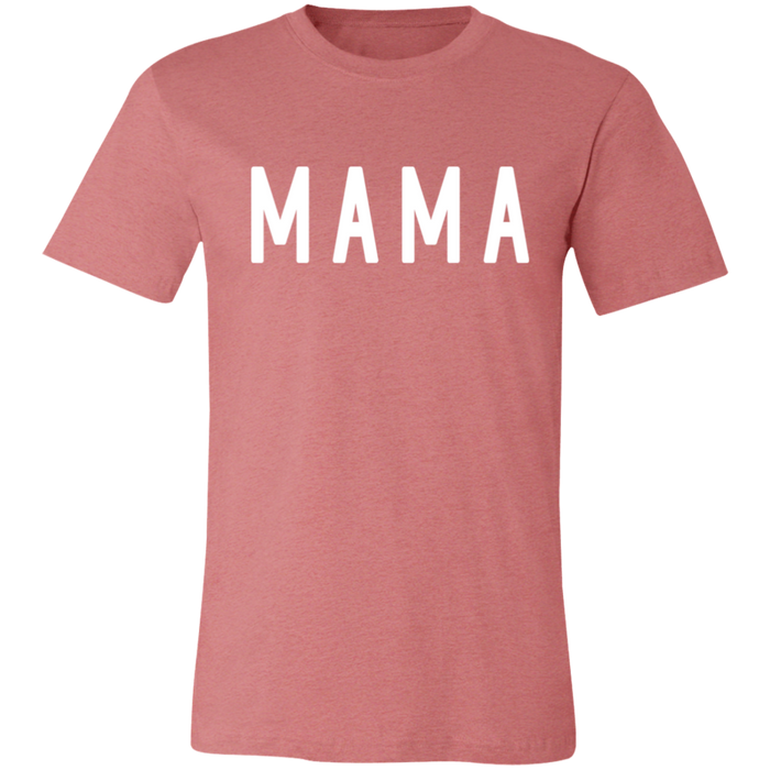 Mama Block graphic t-shirt in Heather Mauve