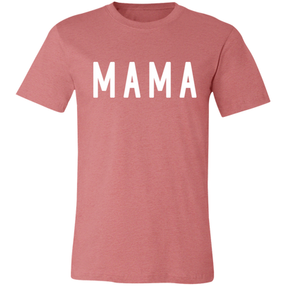 Mama Block graphic t-shirt in Heather Mauve
