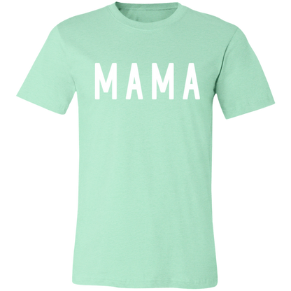 Mama Block graphic t-shirt in Heather Mint