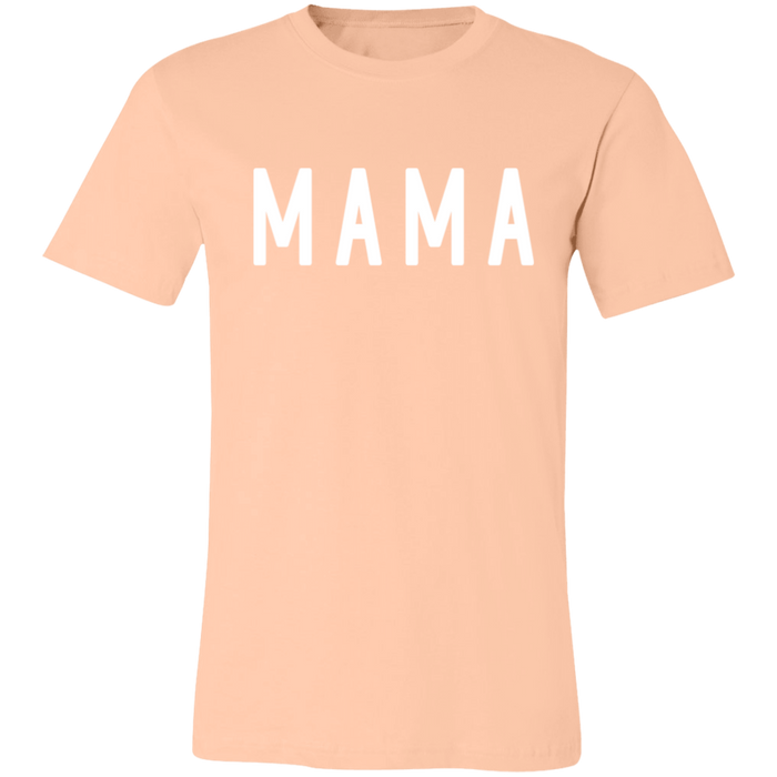 Mama Block graphic t-shirt in Heather Peach