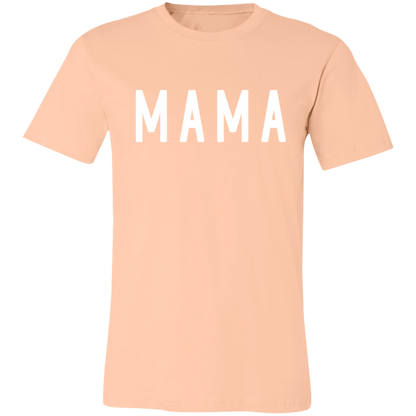 Mama Block graphic t-shirt in Heather Peach