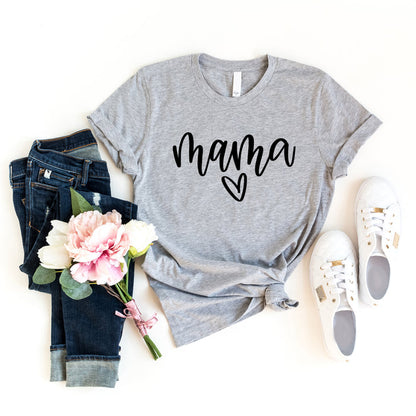 Mama Heart graphic t-shirt, product photo 2