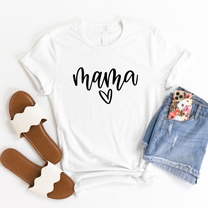 Mama Heart graphic t-shirt, product photo 3