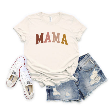 Mama Neutral Color Block graphic t-shirt, product photo 2