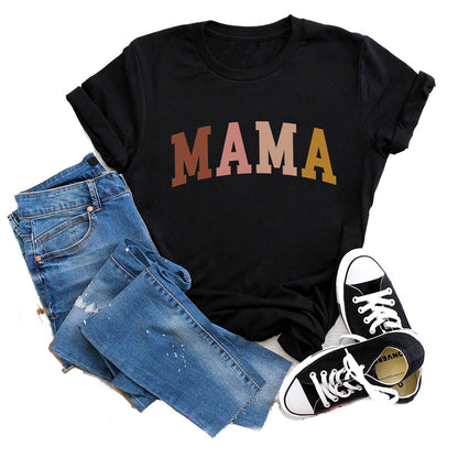 Mama Neutral Color Block graphic t-shirt, product photo 3
