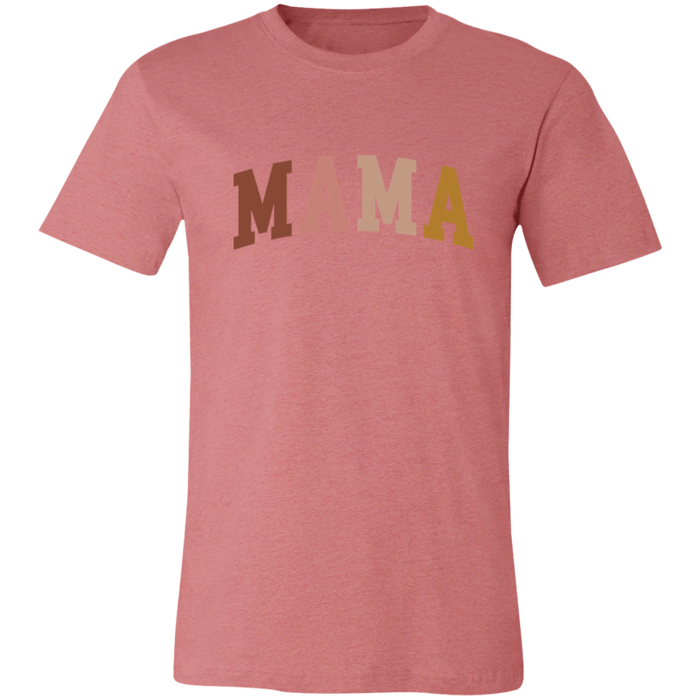 Mama Neutral Color Block graphic t-shirt in Heather Mauve
