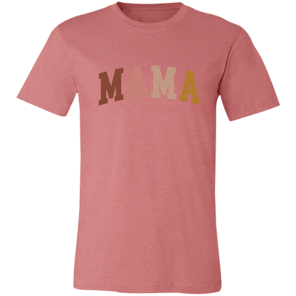 Mama Neutral Color Block graphic t-shirt in Heather Mauve