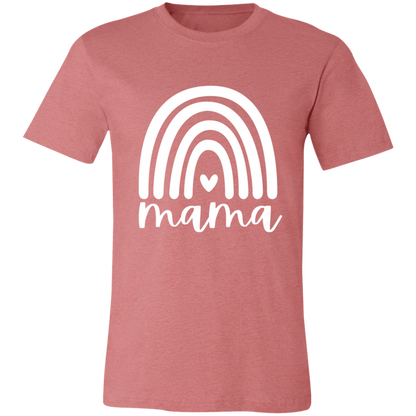 Mama Rainbow graphic t-shirt in Heather Mauve