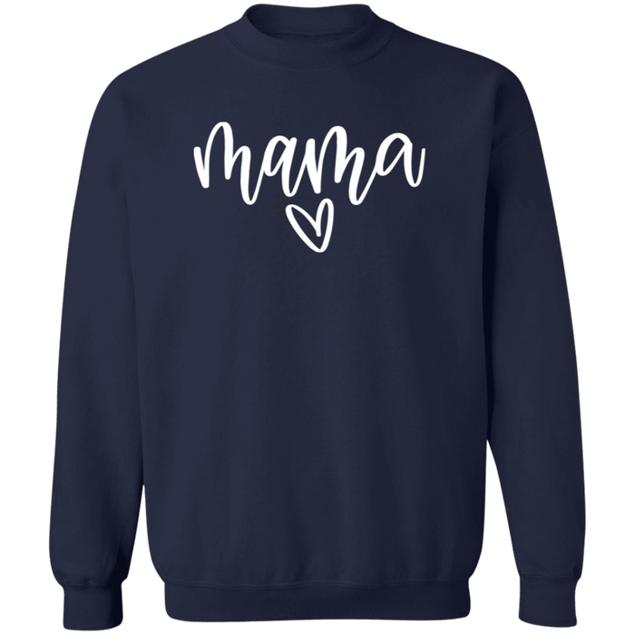 Mama crewneck sweatshirt in Navy
