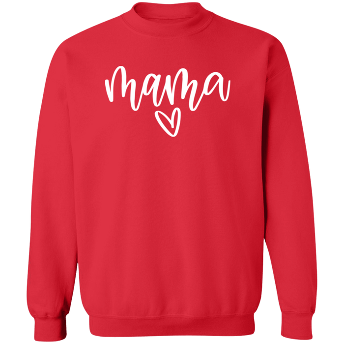 Mama crewneck sweatshirt in Red