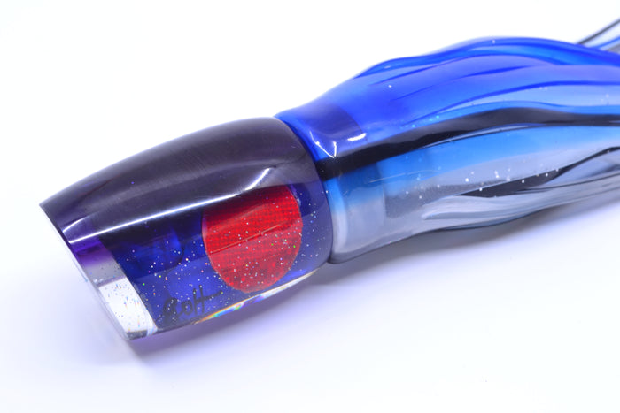 Marlin Magic Blue MOP Purple Back Red Eyes Baby Ruckus 10" 6.5oz Skirted Blue Skipjac