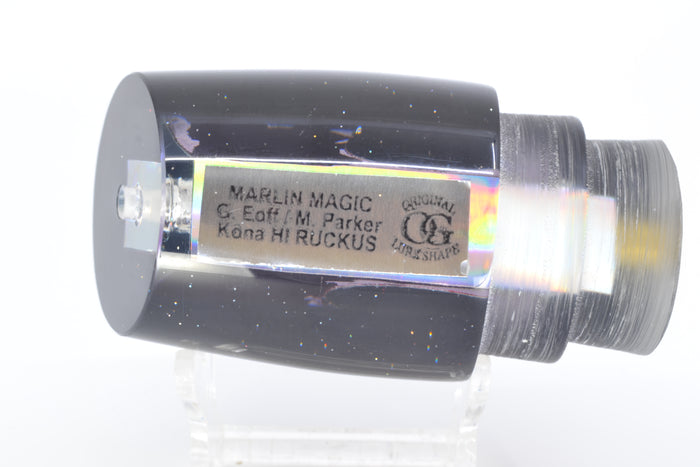 Marlin Magic Lures Purple MOP Black Back Red Eyes Ruckus 12" 7.2oz *DELAMMED*