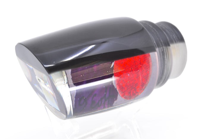 Marlin Magic Lures Purple MOP Black Back Red Eyes Ruckus 12" 7.2oz *DELAMMED*