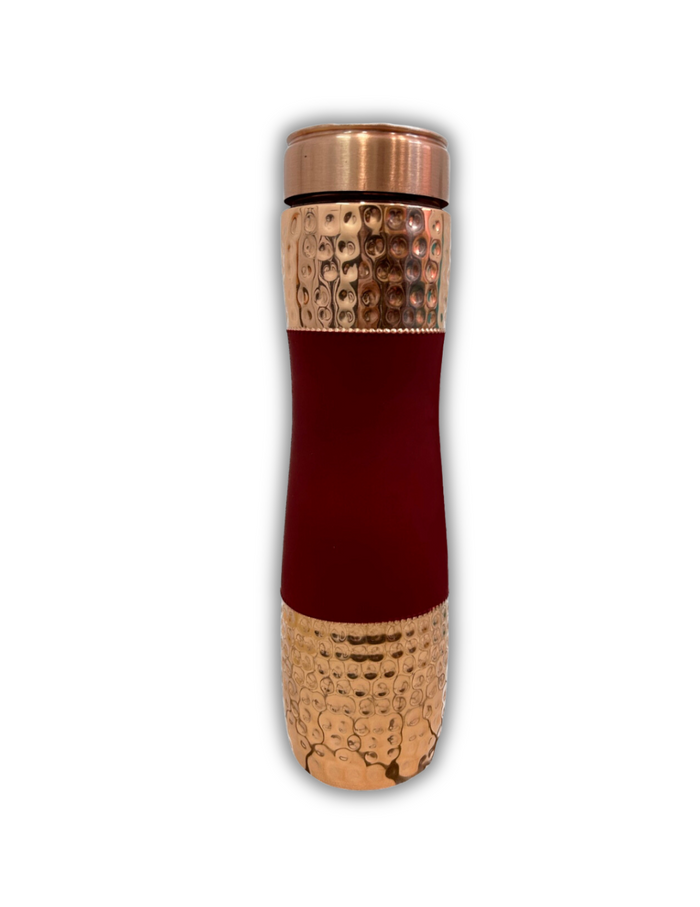 Maroon Copper Bottle
