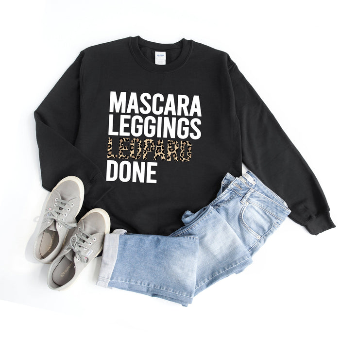 Mascara Leggings Leopard Done crewneck sweatshirt