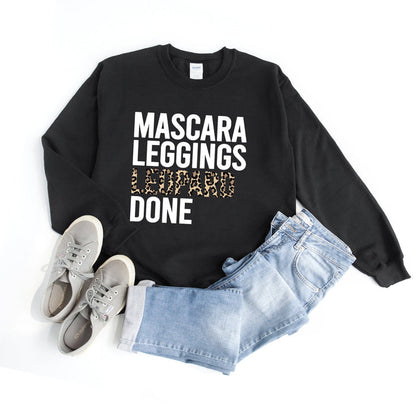 Mascara Leggings Leopard Done crewneck sweatshirt