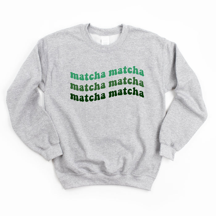 Matcha Wavy crewneck sweatshirt, product photo 3