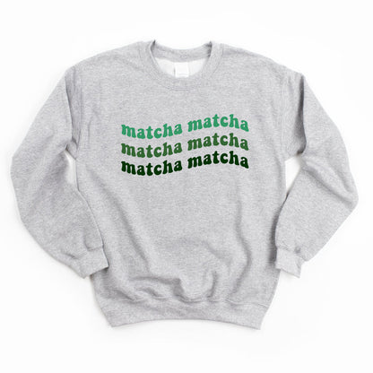 Matcha Wavy crewneck sweatshirt, product photo 3