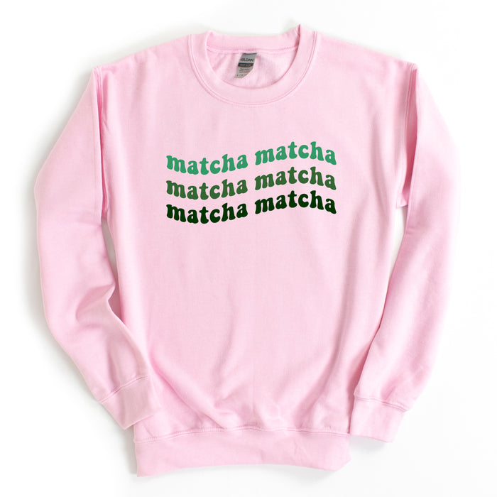 Matcha Wavy crewneck sweatshirt, product photo 4