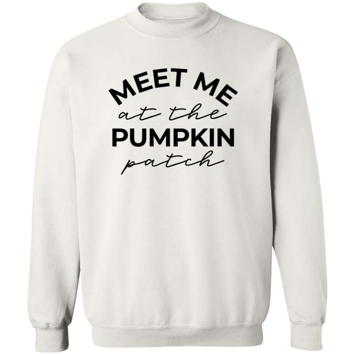 Meet Me At The Pumpkin Patch crewneck sweatshirt in White