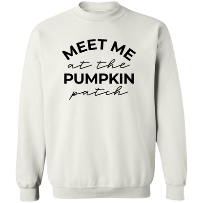 Meet Me At The Pumpkin Patch crewneck sweatshirt in White
