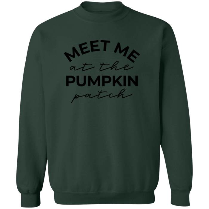 Meet Me At The Pumpkin Patch crewneck sweatshirt in Forest Green