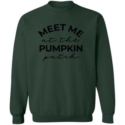 Meet Me At The Pumpkin Patch crewneck sweatshirt in Forest Green