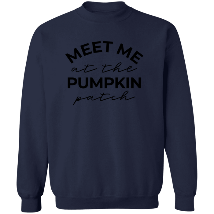 Meet Me At The Pumpkin Patch crewneck sweatshirt in Navy