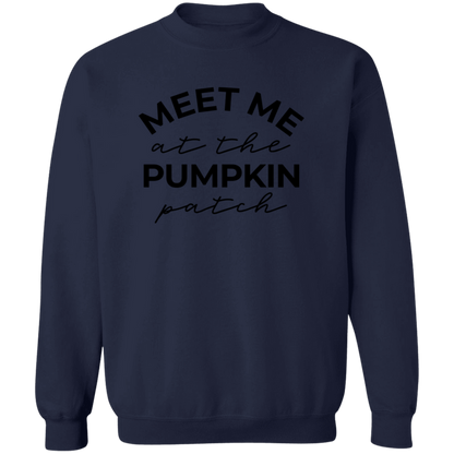Meet Me At The Pumpkin Patch crewneck sweatshirt in Navy