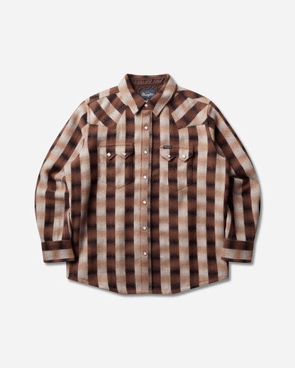 Wrangler Wool Western Shirt Ombre Ombre Shirts Longsleeve Shirt F112387179 Ombre