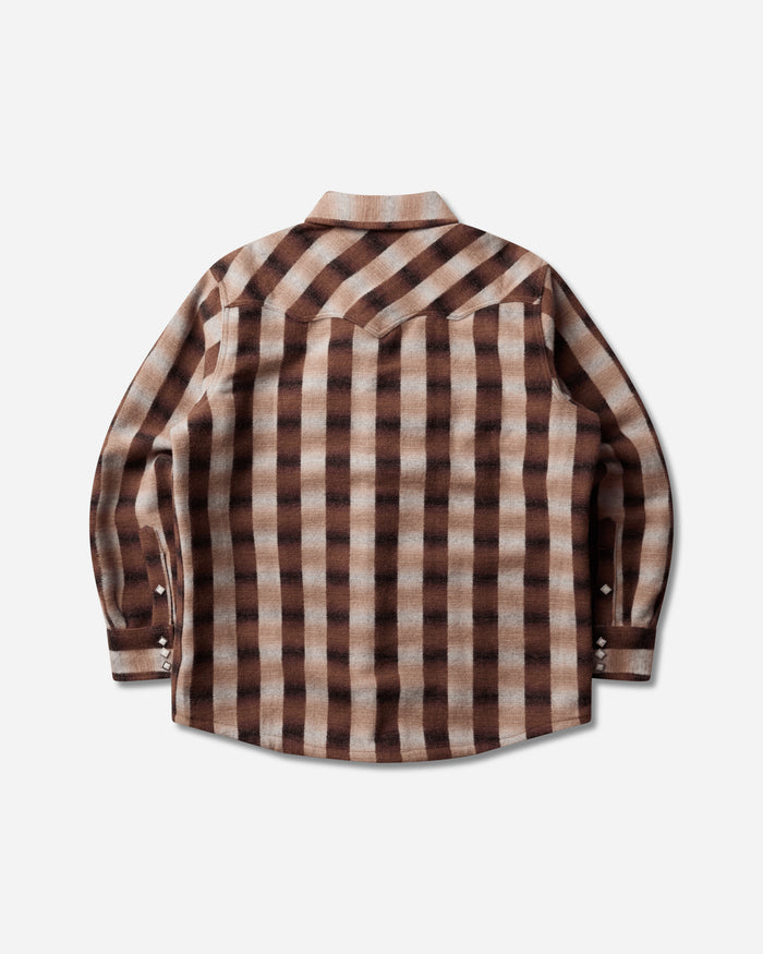 Wrangler Wool Western Shirt Ombre Ombre Shirts Longsleeve Shirt F112387179 Ombre