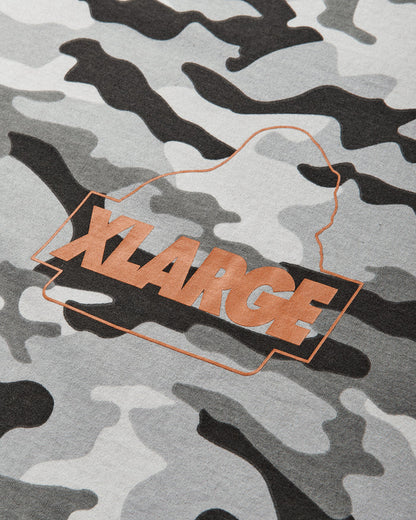 XLARGE CAMO URBAN LOGO S/S TEE GREY T-Shirts Shortsleeve 201261011011 11