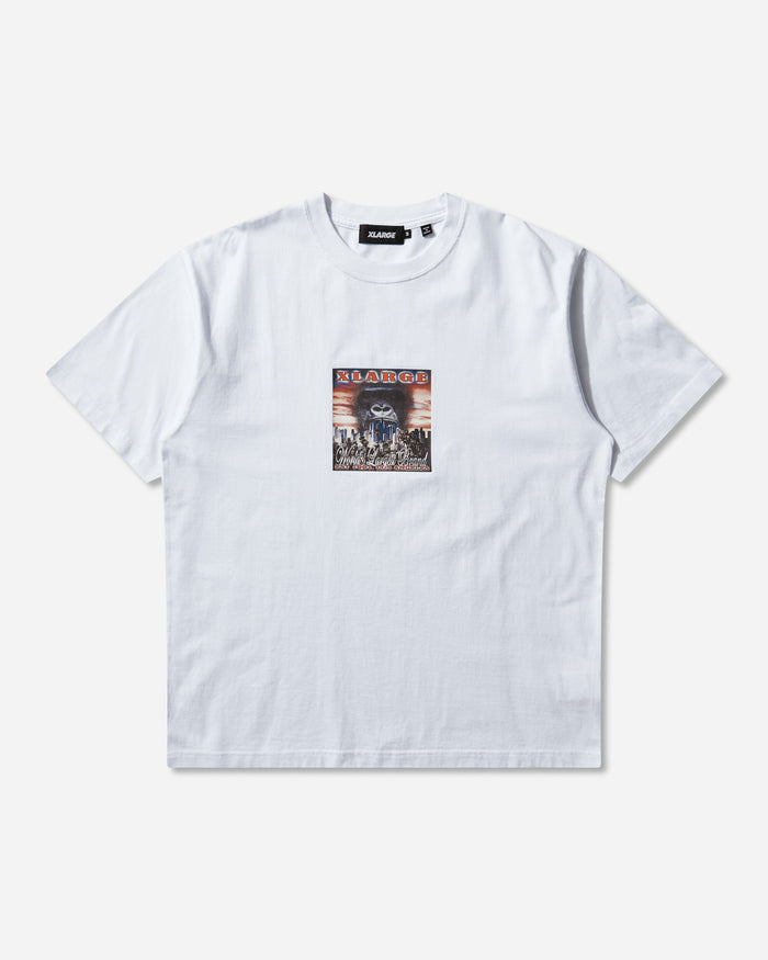 XLARGE GORILLA CDS COVER S/S TEE WHITE T-Shirts Shortsleeve 201261011010 0