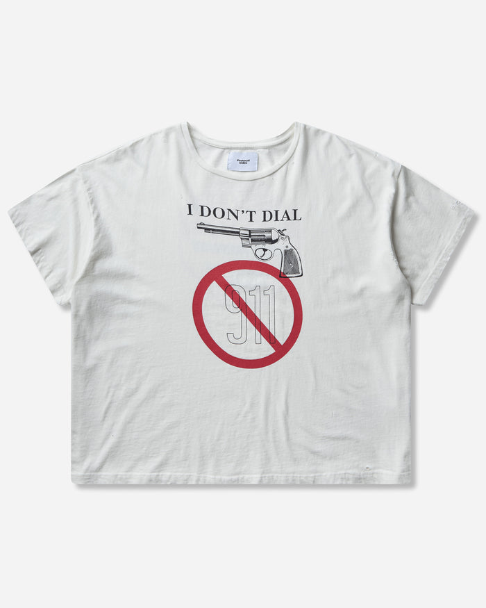 Protocol Index I Don T Dial Tshirt White T-Shirts Shortsleeve PI26FWMT05 WHITE