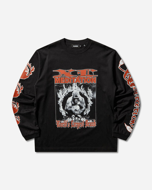XLARGE MEDITATION L/S TEE BLACK T-Shirts Longsleeve 201261011019 10