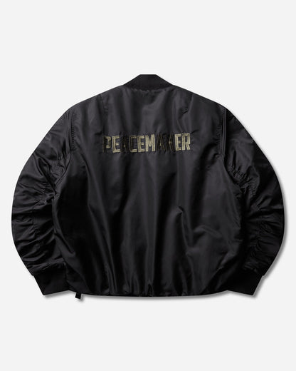 OAMC Peacemaker Minimal Bomber Black Coats and Jackets Bomber Jackets PCM4OB02ANY00299 BLACK