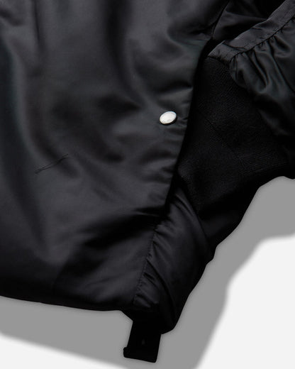 OAMC Peacemaker Minimal Bomber Black Coats and Jackets Bomber Jackets PCM4OB02ANY00299 BLACK
