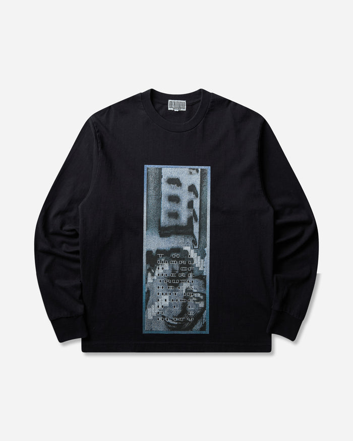 Cav Empt Washed As Mere Reality Long Sleeve T Black T-Shirts Longsleeve CES30LT01 BLACK
