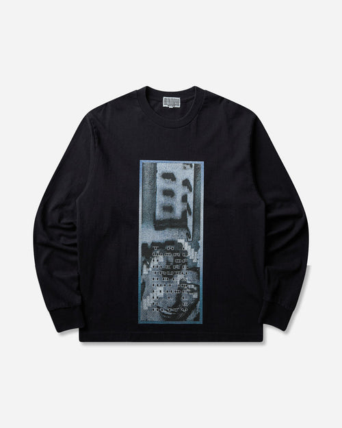 Cav Empt Washed As Mere Reality Long Sleeve T Black T-Shirts Longsleeve CES30LT01 BLACK