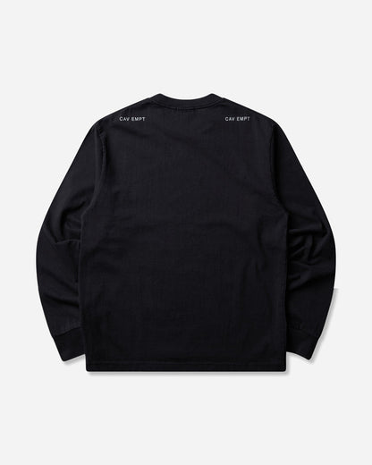 Cav Empt Washed As Mere Reality Long Sleeve T Black T-Shirts Longsleeve CES30LT01 BLACK
