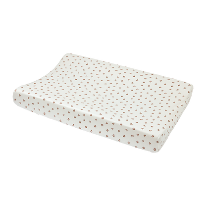 Meyco - Jersey Changing Mat Cover - Mini Panther Soft Pink - Mabel & Fox