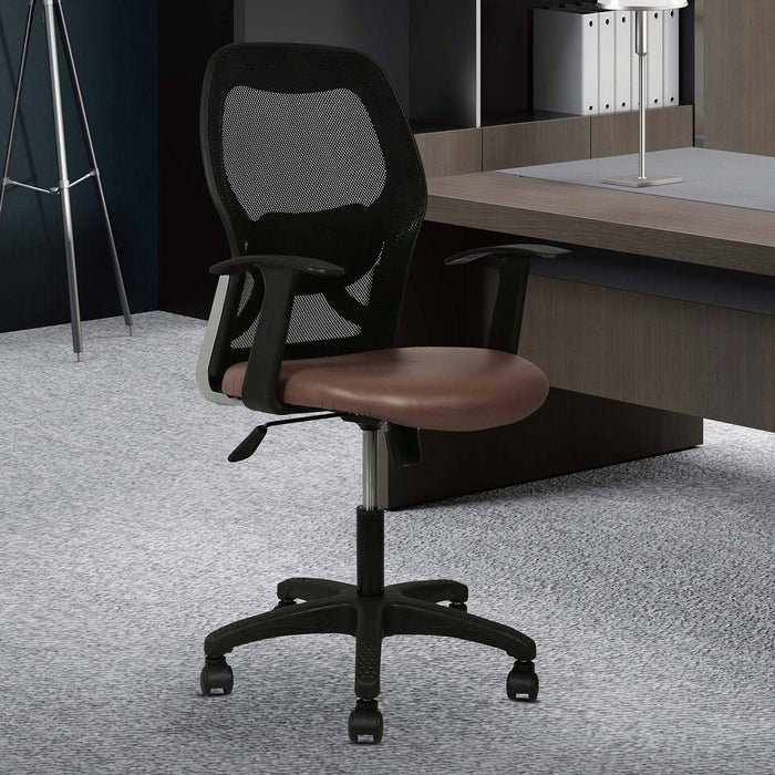 Mid Back / Mesh Chair / Brown