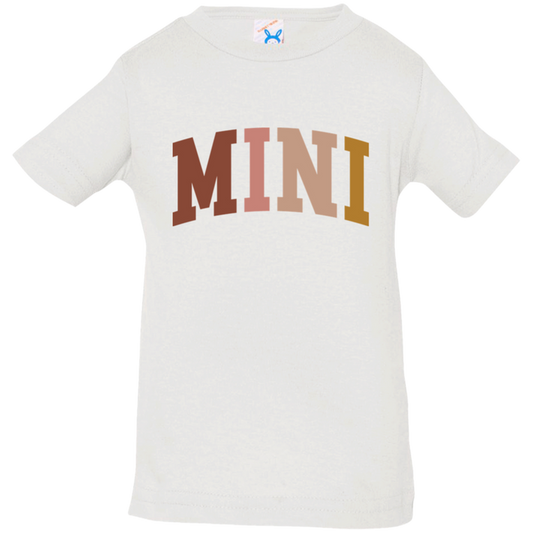Mini Neutral Color Block Shirt Set (White) in White
