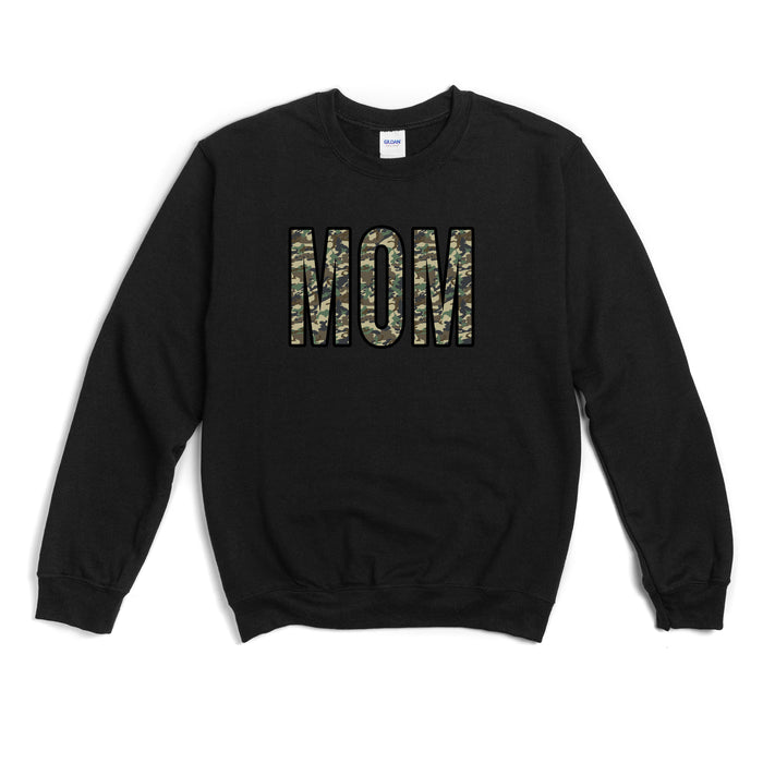 Mom Camo crewneck sweatshirt