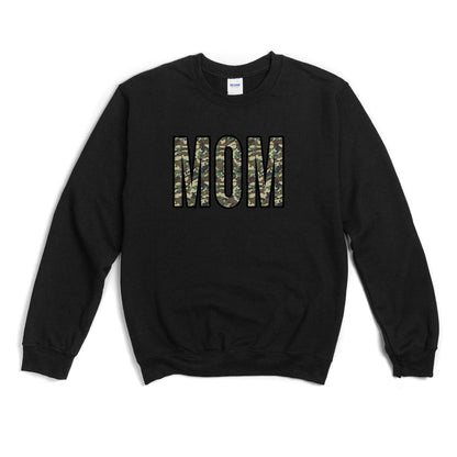 Mom Camo crewneck sweatshirt