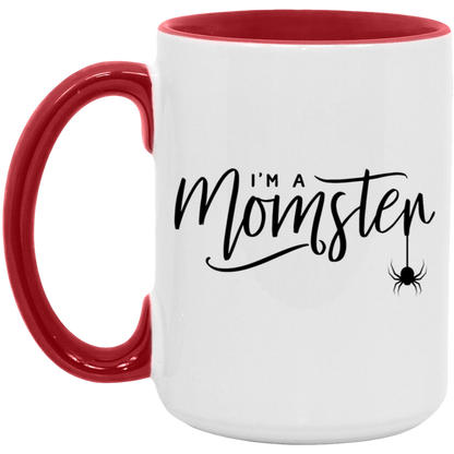 Momster ceramic coffee mug, product photo 2