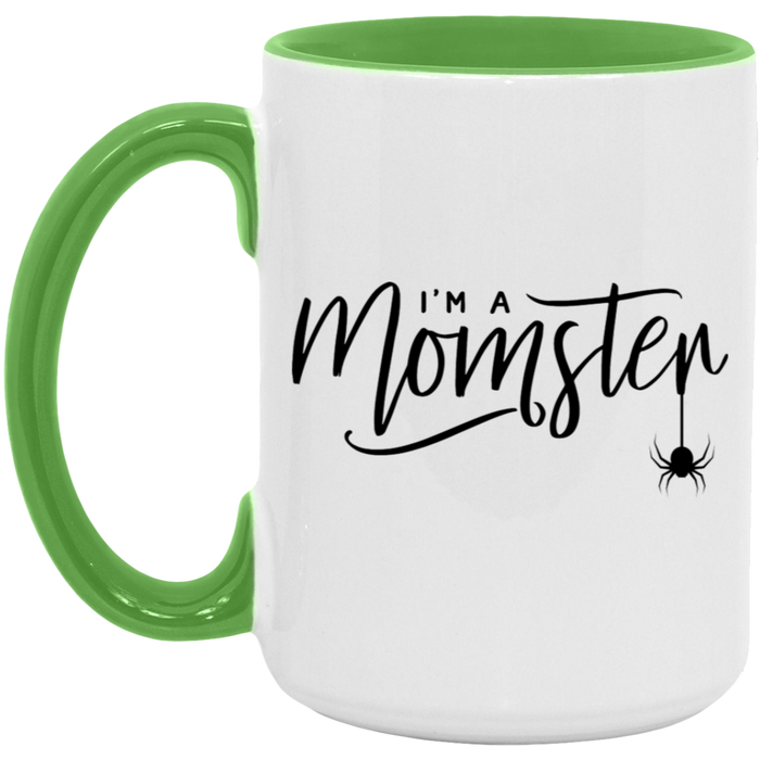 Momster ceramic coffee mug, product photo 4