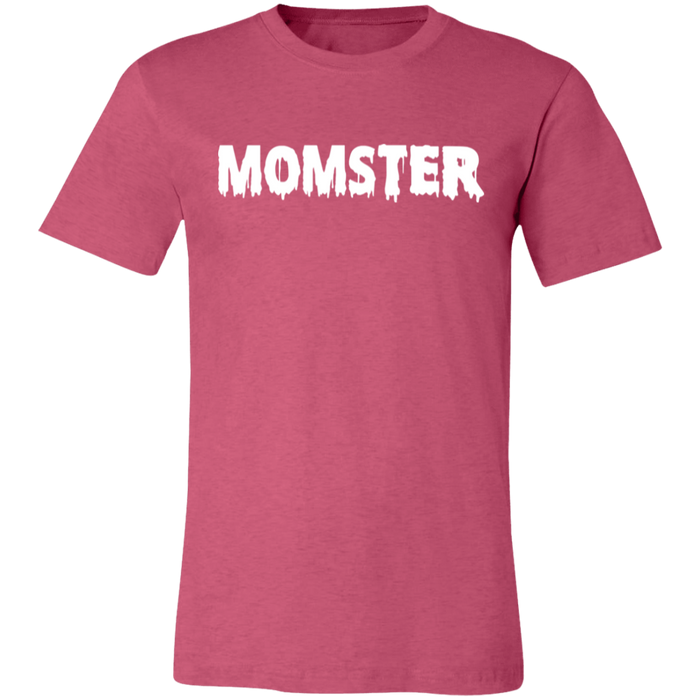 Momster Halloween graphic t-shirt in Heather Raspberry