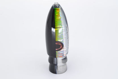 Moyes Lures Chartreuse-Silver Aurora Black Back Keeled Medium Ono Bullet 9" 5.8oz